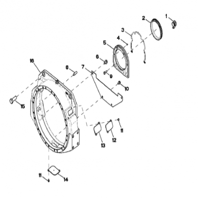 Group 14: Flywheel Housing, continued 第14組：飛輪殼