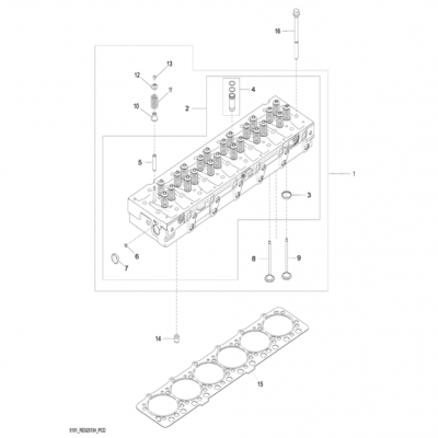 Group 51--1: Cylinder Head  第51-1組：氣缸蓋&ldquo;GM93289,&rdquo;&ldquo;GM93285,&rdquo;&ldquo;GM91650,&rdquo;&ldquo;GM85414,&rdquo;&ldquo;GM85412,&rdquo;&ldquo;G