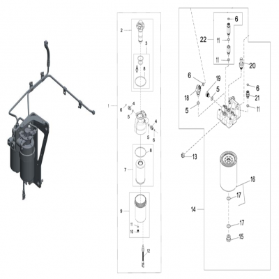 Group 81: Primary Fuel Filter, continued Variation 81BN, 81D2 Optional Agency Approval Installed Items. See Accessories Section for additional parts. 組81：燃油初級濾清器，續(xù)變81BN，81D2可選機(jī)構(gòu)批準(zhǔn)安裝項目。有關(guān)其他部件，請參見附件一節(jié)。&