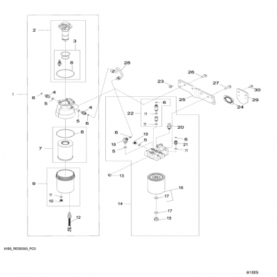 Group 81: Primary Fuel Filter, continued  第81組：燃油初級(jí)濾清器，&amp;ldquo;GM93289,&amp;rdquo;&amp;ldquo;GM93285,&amp;rdquo;&amp;ldquo;GM91650,&amp;rdquo;&amp;ldquo;GM85414,&amp