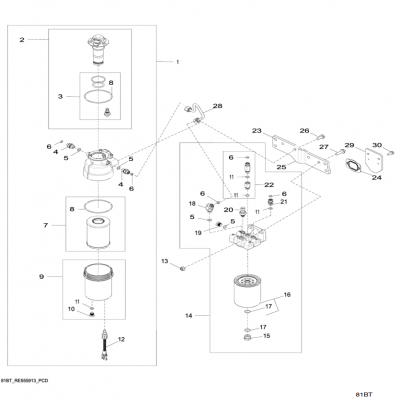 Group 81: Primary Fuel Filter, continued  第81組：燃油初級濾清器，&amp;ldquo;GM93289,&amp;rdquo;&amp;ldquo;GM93285,&amp;rdquo;&amp;ldquo;GM91650,&amp;rdquo;&amp;ldquo;GM85414,&amp