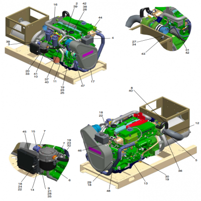 Engine, continued  發(fā)動(dòng)機(jī)，&ldquo;GM93289,&rdquo;&ldquo;GM93285,&rdquo;&ldquo;GM91650,&rdquo;&ldquo;GM85414,&rdquo;&ldquo;GM85412,&rdquo;&ldquo;GM85410,&rdq