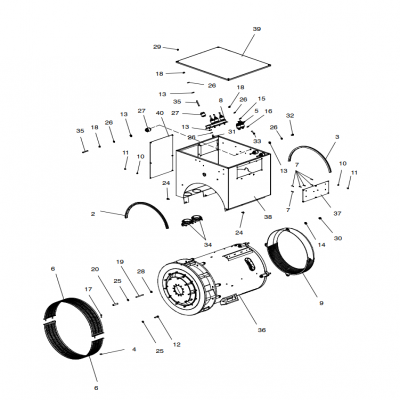 Alternator and Mounting, continued  交流發(fā)電機和安裝，&amp;ldquo;GM91650,&amp;rdquo;&amp;ldquo;40MDDCA,&amp;rdquo;&amp;ldquo;55MDDCB ,&amp;rdquo;&amp;ldquo;65MDDCC,&amp;rdquo;&a